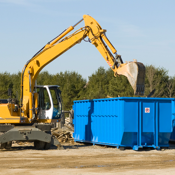 what happens if the residential dumpster is damaged or stolen during rental in Kalona